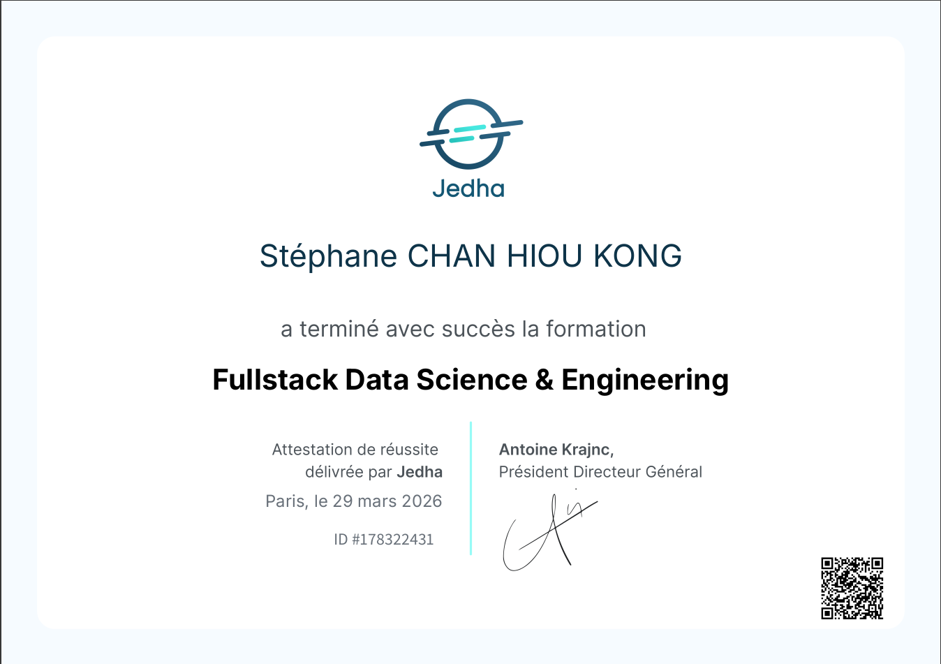 Fullstack Data Science & Engineering